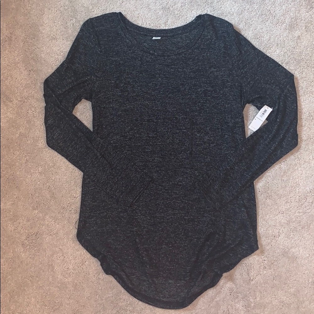 Dark Gray Long Sleeve Tee